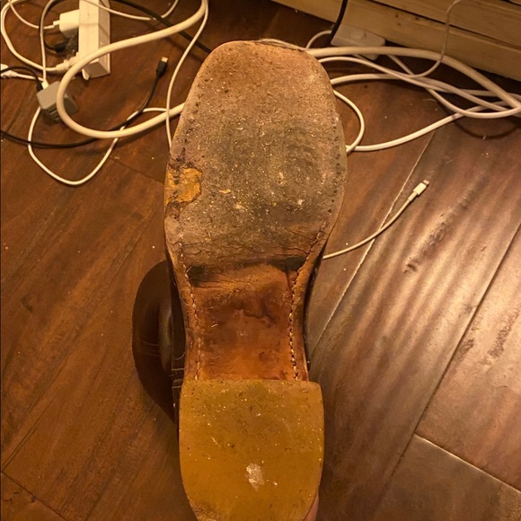 Dark Brown Frye Campus Boots 14L Size 8 - Picture 6 of 6